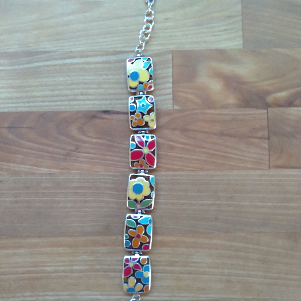 Brighton Floral Enamel Bracelet